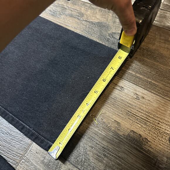 LEVI'S STRAUSS 501 Y2K VTG BLACK DENIM JEANS BUTTON FLY MENs SZ 33x32 - Picture 6 of 9